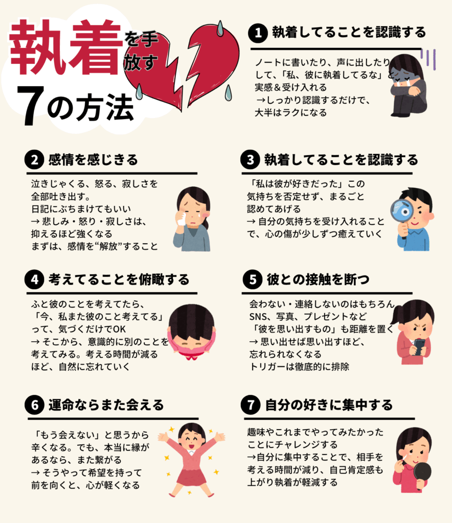執着を手放す方法